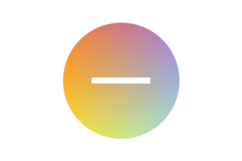 A generated badge: a circular gradient on a transparent background with a white bar across it, used to show what each format does with transparency and with hundreds of shades. Shown as ICO.